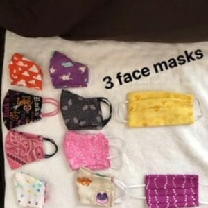 3 face masks